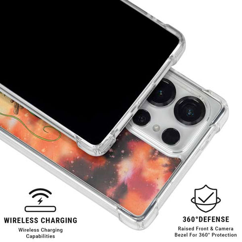 Dragon Ball Z One Wish Shenron Galaxy S25 Ultra Clear Case
